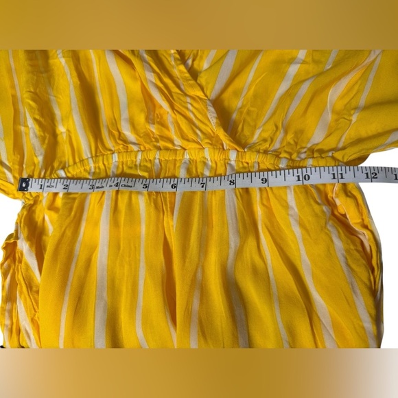 REVOLVE Indah Sunday Kimono Romper in Bee Stripe size S/M - Picture 8 of 12